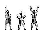 Scorpion, Sub-Zero, Reptile and Smoke - Mortal Kombat 2