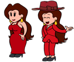 Pauline (Paper Mario-Style) - Mario Customs