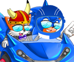 Game Logo and App Icon - Super Sonic Fun Racing