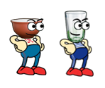 Playable Characters - Cup Hand Adventure (Bootleg)