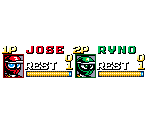 HUD & Text - Ninja Baseball Bat Man