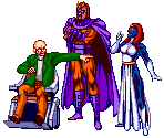 Magneto, Professor X and Mystique - X-Men