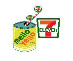 Mello Yello & 7-Eleven Elements - Q*Bert