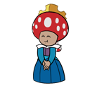 Princess Toadstool (SMB1 Guide, Paper Mario-Style) - Mario Customs