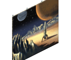 "As Scene in Toaster Rockets" Matte Print - The Sims