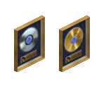 Over Time Gold Album & Platinum Album Keepsake - The Sims