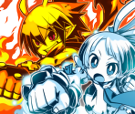 Laharl and Sicily Skill "Sis-Lord Sky Fist" - Disgaea 5 Complete