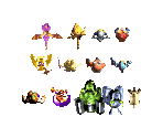 Spyro Characters (Multiplayer) - Crash Bandicoot Purple: Ripto's Rampage / Crash Bandicoot Fusion