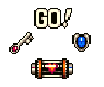Items & GO! Sign - Avenging Spirit
