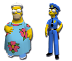 Costumes - The Simpsons Hit & Run