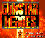 Title Screen - Gunstar Heroes