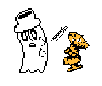 Napstablook and the Mad Dummy - Undertale Customs