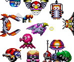Badniks (Sonic Mania 16-bit) - Sonic the Hedgehog Customs