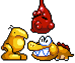 Yoshi's Island DS Enemies - Yoshi Customs
