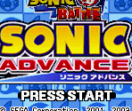 Game Select - 2 in 1: Sonic Advance & Sonic Battle