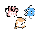 Rick, Kine, & Coo (Super Mario Maker-Style) - Kirby Customs
