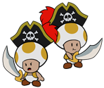Legendary Captain (Paper Mario-Style) - Paper Mario Customs