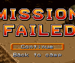 Mission Failed - Metal Slug Advance