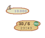 H.U.D. - Animal Crossing: Wild World