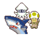 Blooper, Sushi, & Shroomlock - Mario Party Advance