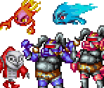 Basic Enemies - Goemon: New Age Shutsudou!