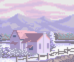 Inbattle Backgrounds (Snow) - Advance Wars 2: Black Hole Rising