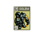 Golem Cards - Monster Rancher Battle Card GB