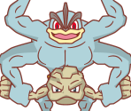 Machamp, Geodude, Controls and Gauges - Machamp's Geodude Fight (Kairiky no Ishitsubute Gassen)