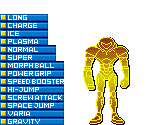 Inventory - Metroid Zero Mission
