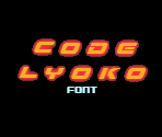 Battle Menu Font - Code Lyoko: Social Game