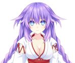 Purple Heart (Shrine Maiden) - Neptunia & Friends / Mainichi Compile Heart