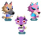 Wolves - Doubutsu no Mori e+ / Animal Forest e+ (JPN)