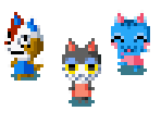 Cats (2/2) - Doubutsu no Mori e+ / Animal Forest e+ (JPN)