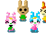 Rabbits - Doubutsu no Mori e+ / Animal Forest e+ (JPN)