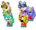 Squirrels - Doubutsu no Mori e+ / Animal Forest e+ (JPN)