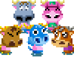Cattle - Doubutsu no Mori e+ / Animal Forest e+ (JPN)