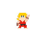 Ken (Super Mario Maker-Style) - Street Fighter Customs