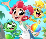 Title Screen - Tropical Treats: Ice Cream Match 3