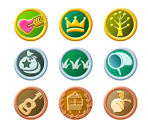 Badge Icons - Animal Crossing: New Leaf