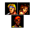 Character Select Screen - Streets of Rage 2