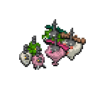 Burmy & Wormadan - Pokémon Ranger 2: Shadows of Almia
