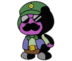 Twilight Town Shopkeeper (Paper Mario-Style) - Paper Mario Customs