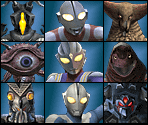 Character Icons - Ultraman Fighting Evolution 3