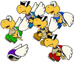 Paratroopas (Paper Mario-Style) - Mario Customs