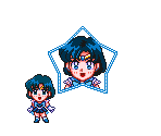 Super Sailor Mercury - Bishoujo Senshi Sailor Moon Stars - Fuwa Fuwa Panic 2 (JPN)