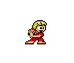 Ken (Mega Man NES-Style) - Street Fighter Customs