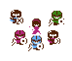 Overworld Characters - Indora no Hikari (JPN)