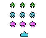 General Sprites - Space Invaders (JPN)