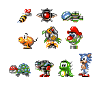 Overworld Enemies - The Adventures of Quik & Silva