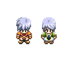 Frio & Kyaro Overworld Sprites - Tales of the World: Narikiri Dungeon 3